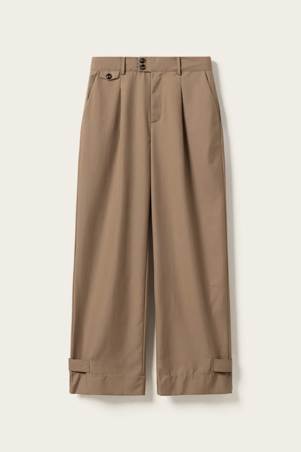 Wide Leg Suit Pants