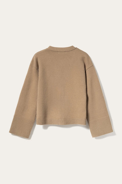 Relaxed Knit Button Cardigan