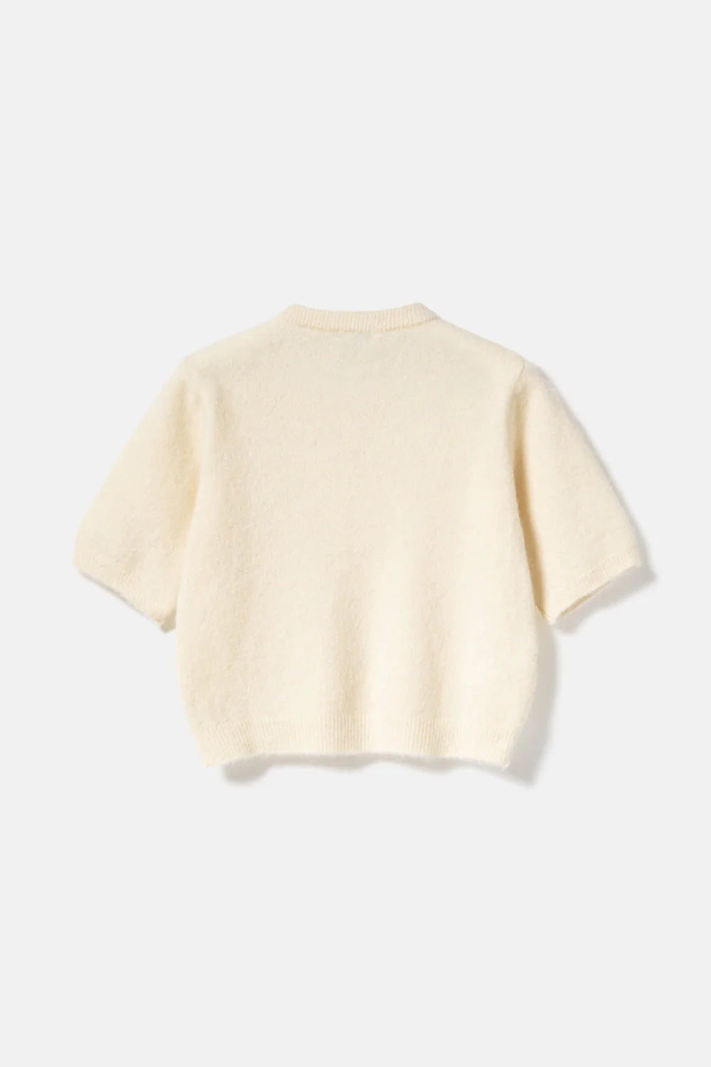 Soft Knit Button Cardigan – Short Sleeve