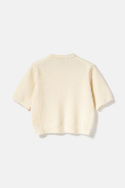 Soft Knit Button Cardigan – Short Sleeve