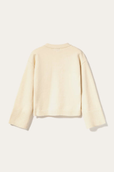 Relaxed Knit Button Cardigan