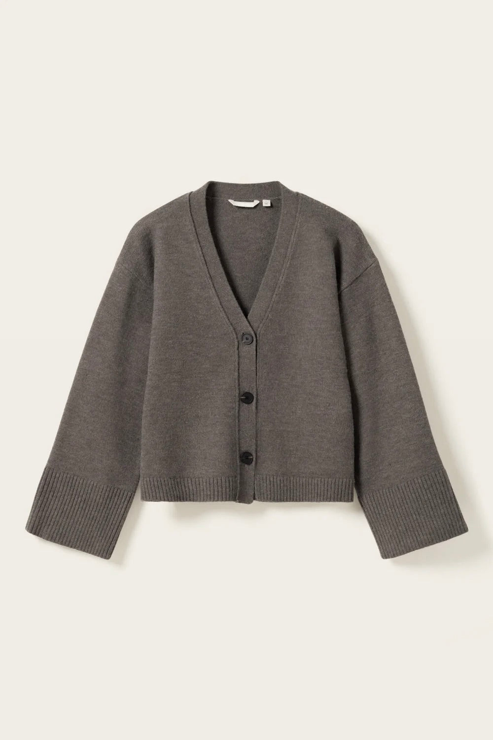 Relaxed Knit Button Cardigan