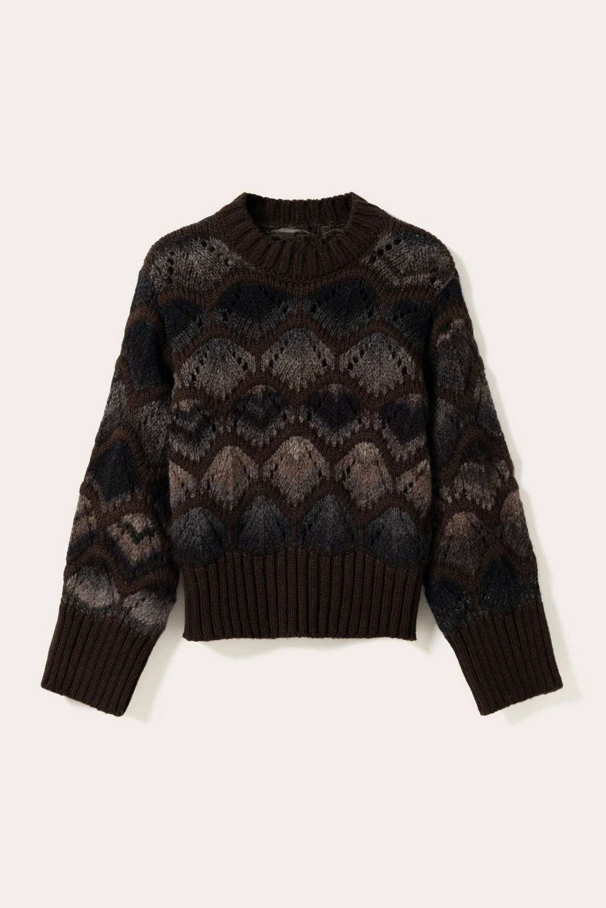 Espresso Wave Knit