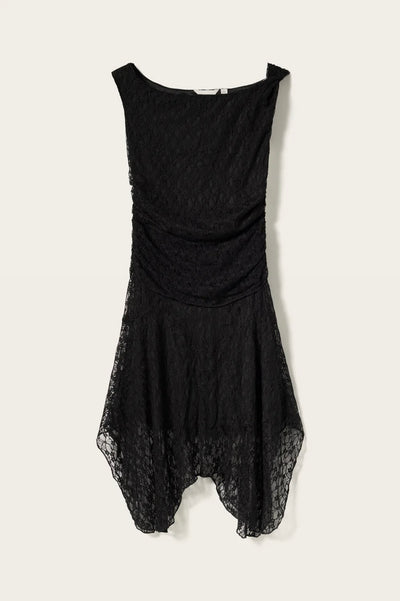 Linzey One-Shoulder Lace Dress