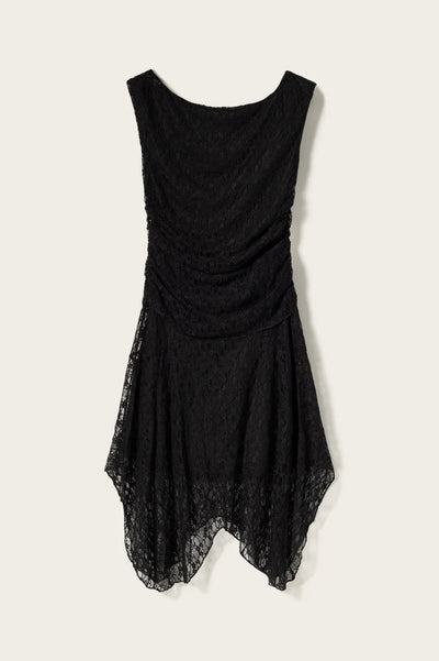 Linzey One-Shoulder Lace Dress