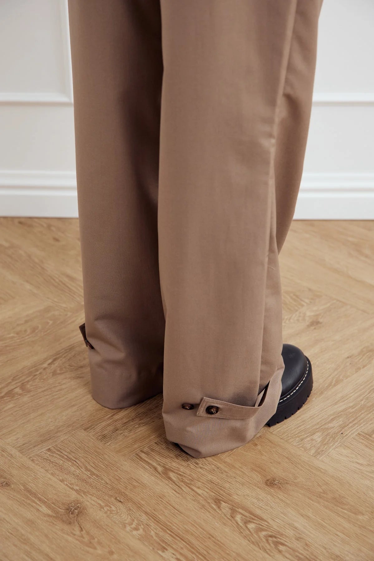 Wide Leg Suit Pants