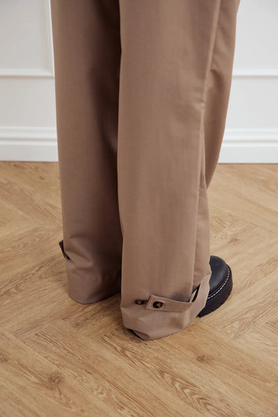 Wide Leg Suit Pants