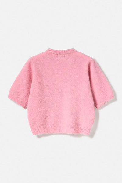 Soft Knit Button Cardigan – Short Sleeve