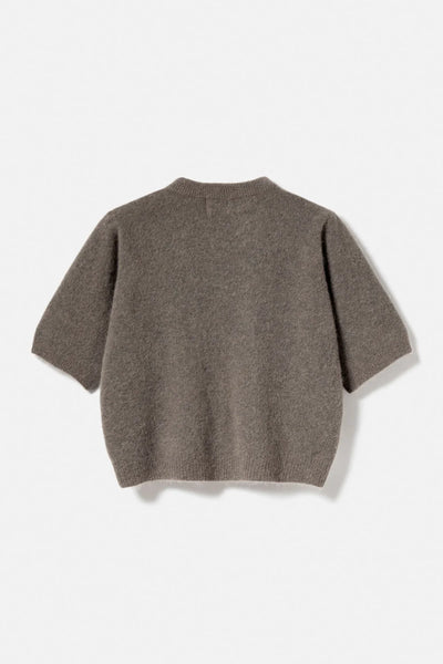 Soft Knit Button Cardigan – Short Sleeve