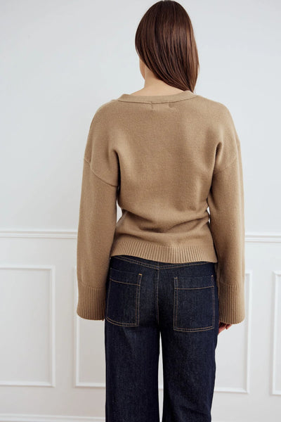 Relaxed Knit Button Cardigan