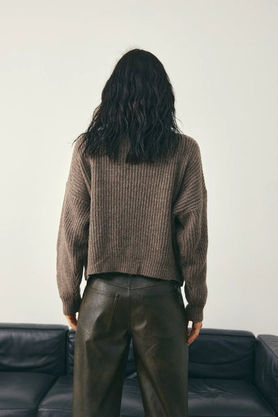 Leather Straight Pants