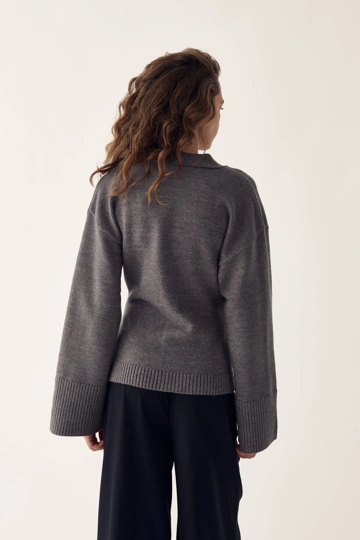 Relaxed Knit Button Cardigan