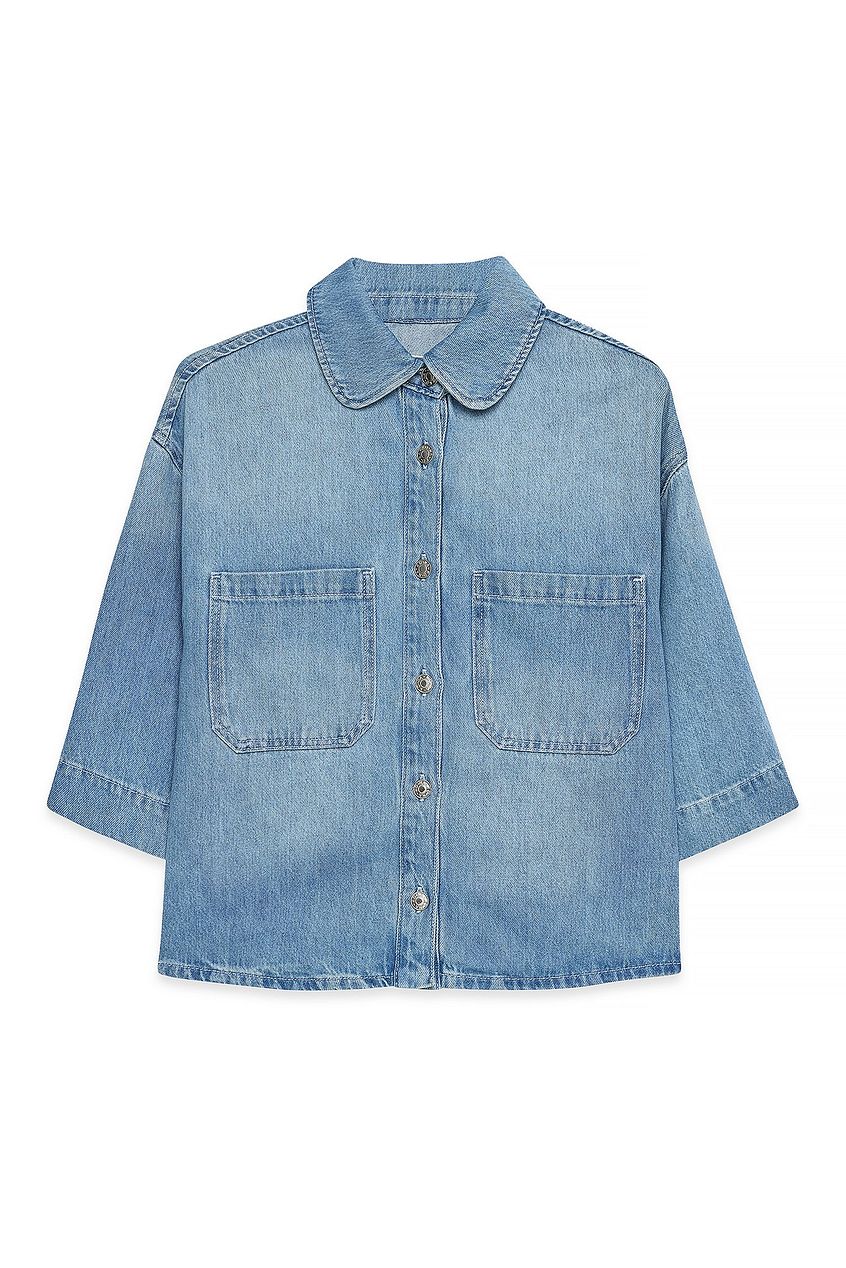 Boxy Denim Shirt