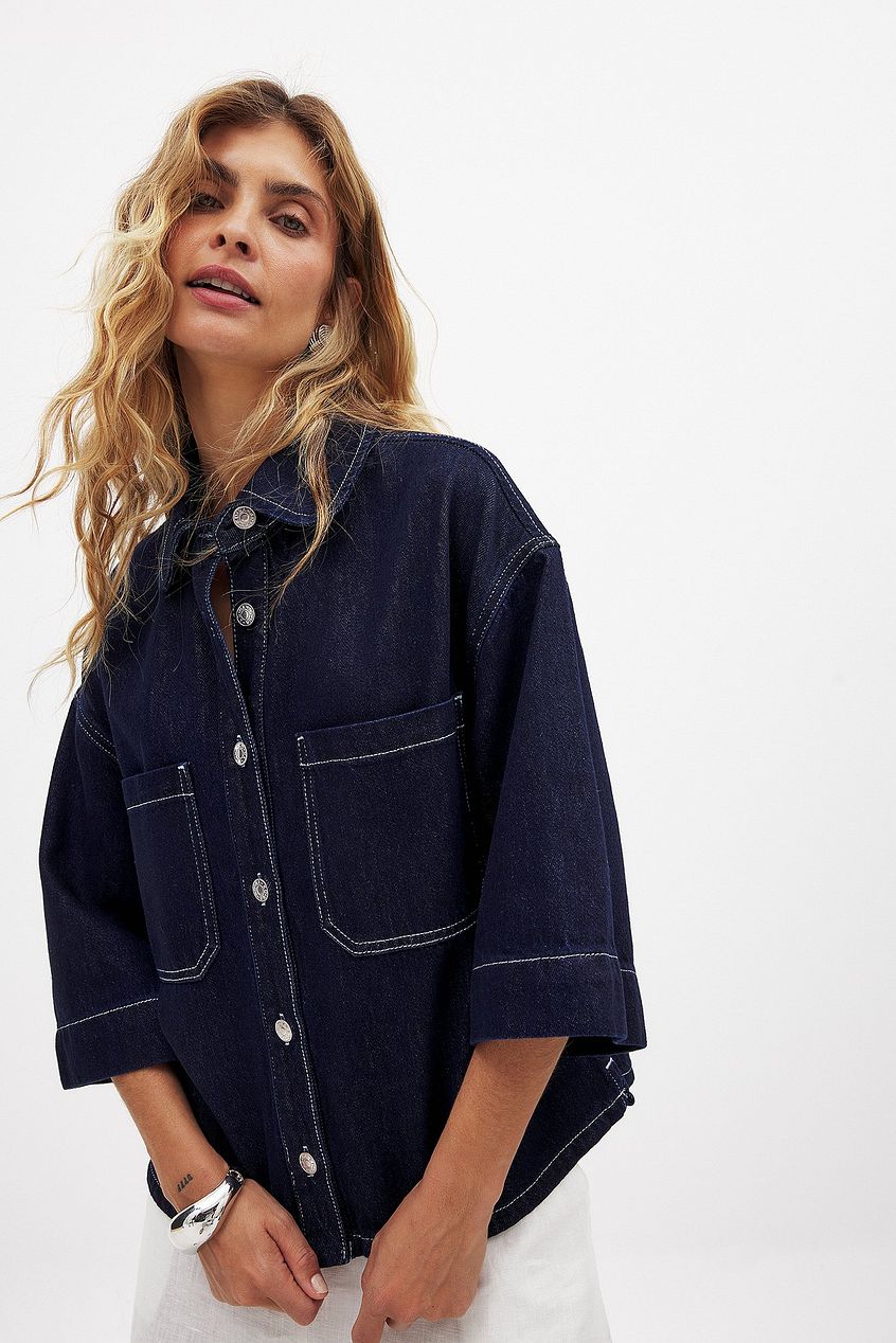 Boxy Denim Shirt