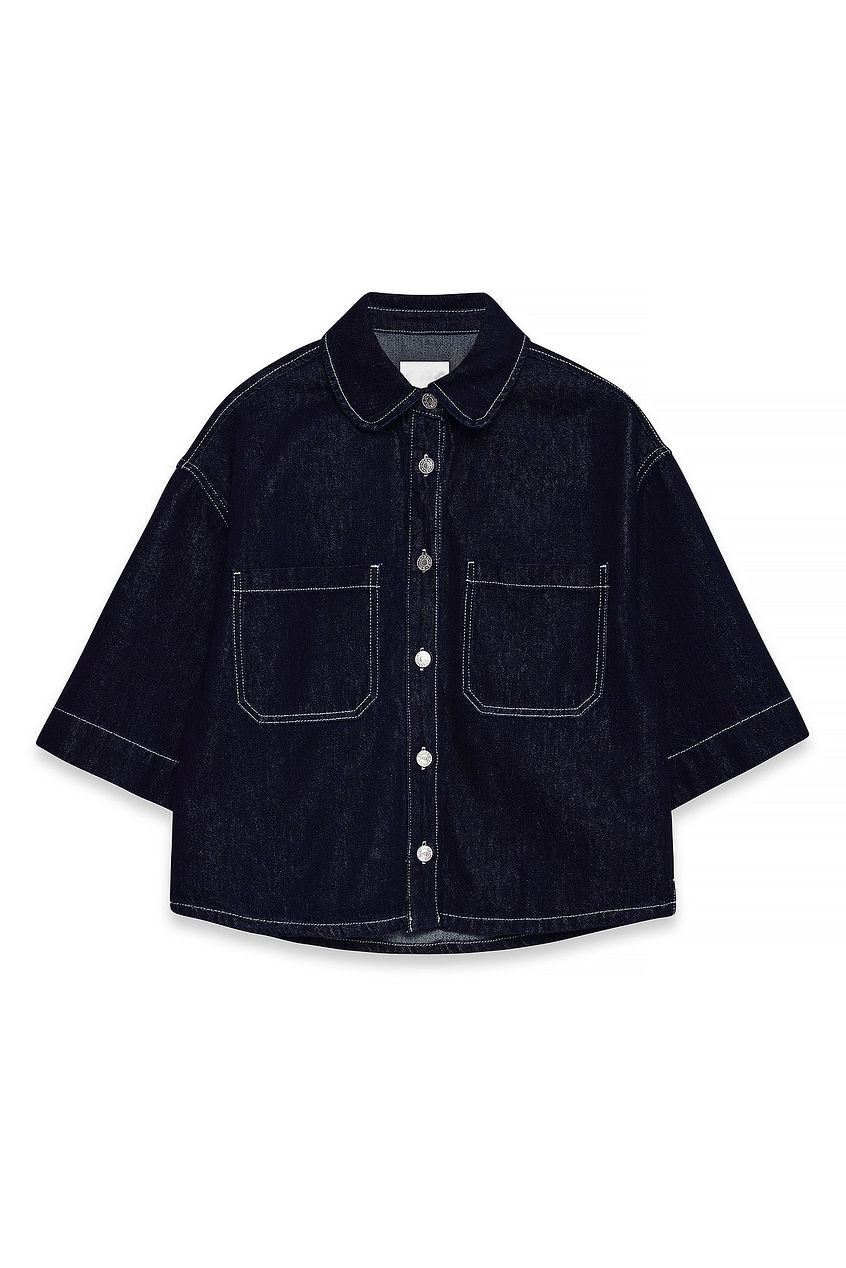 Boxy Denim Shirt