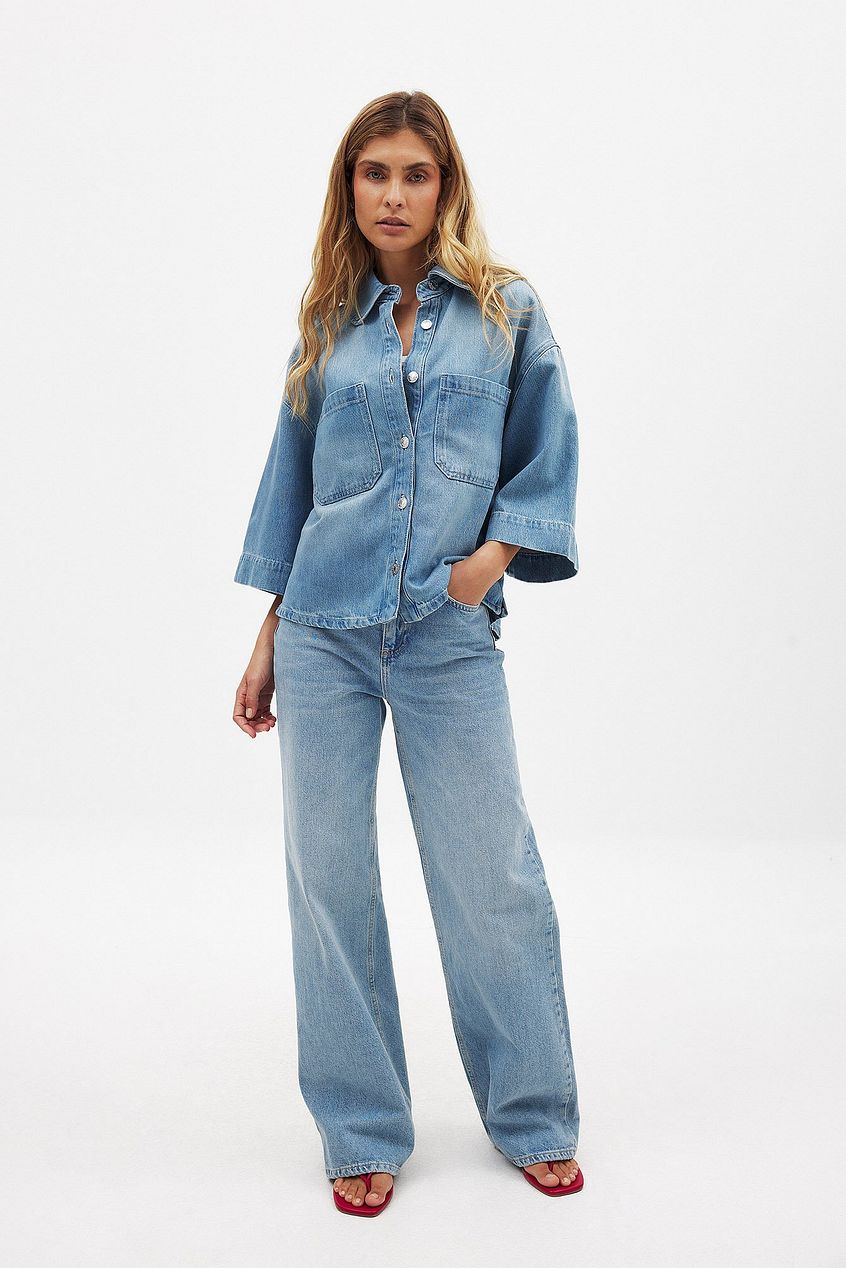 Boxy Denim Shirt