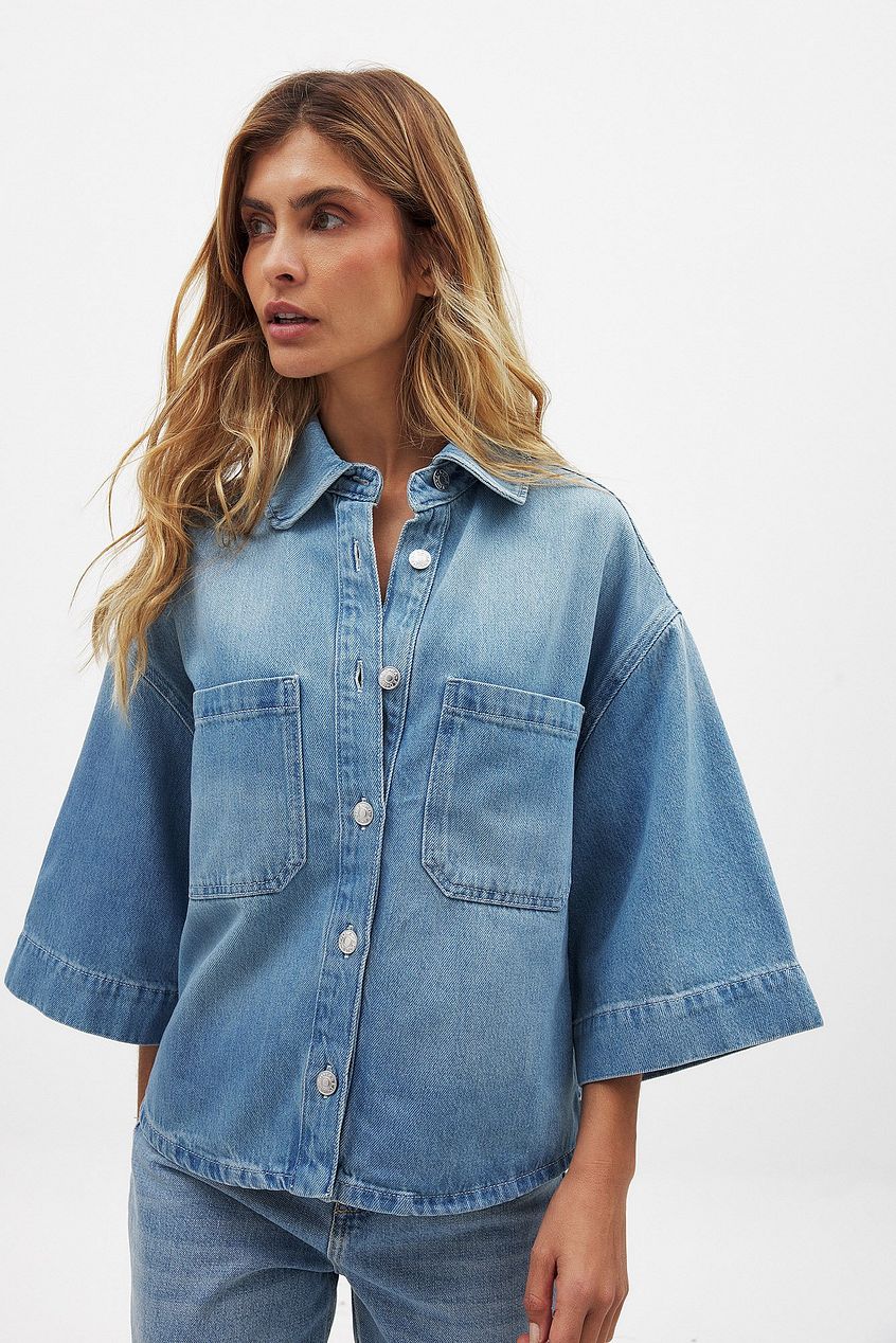 Boxy Denim Shirt