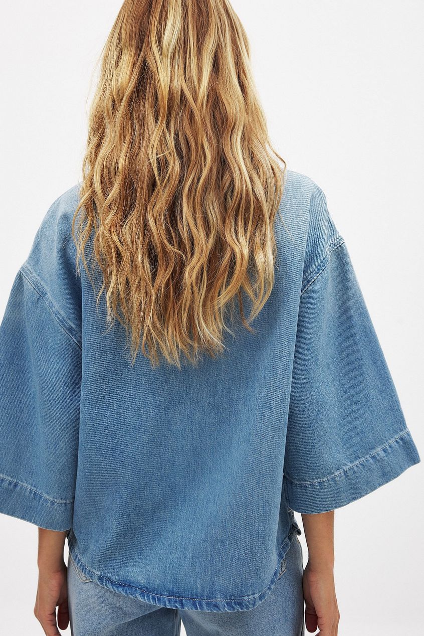 Boxy Denim Shirt