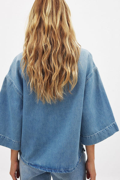 Boxy Denim Shirt
