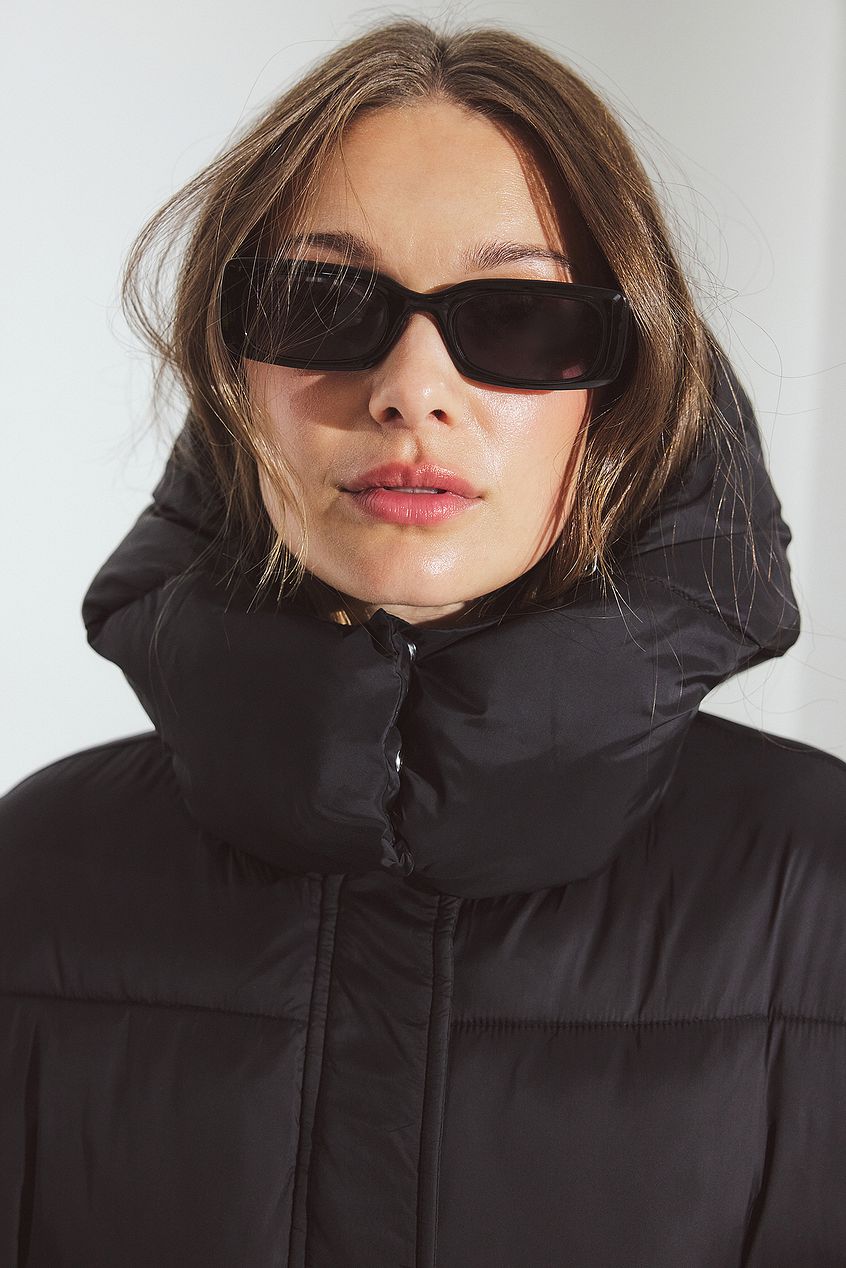 Drawstring Padded Jacket