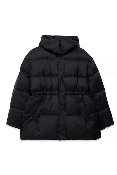 Drawstring Padded Jacket