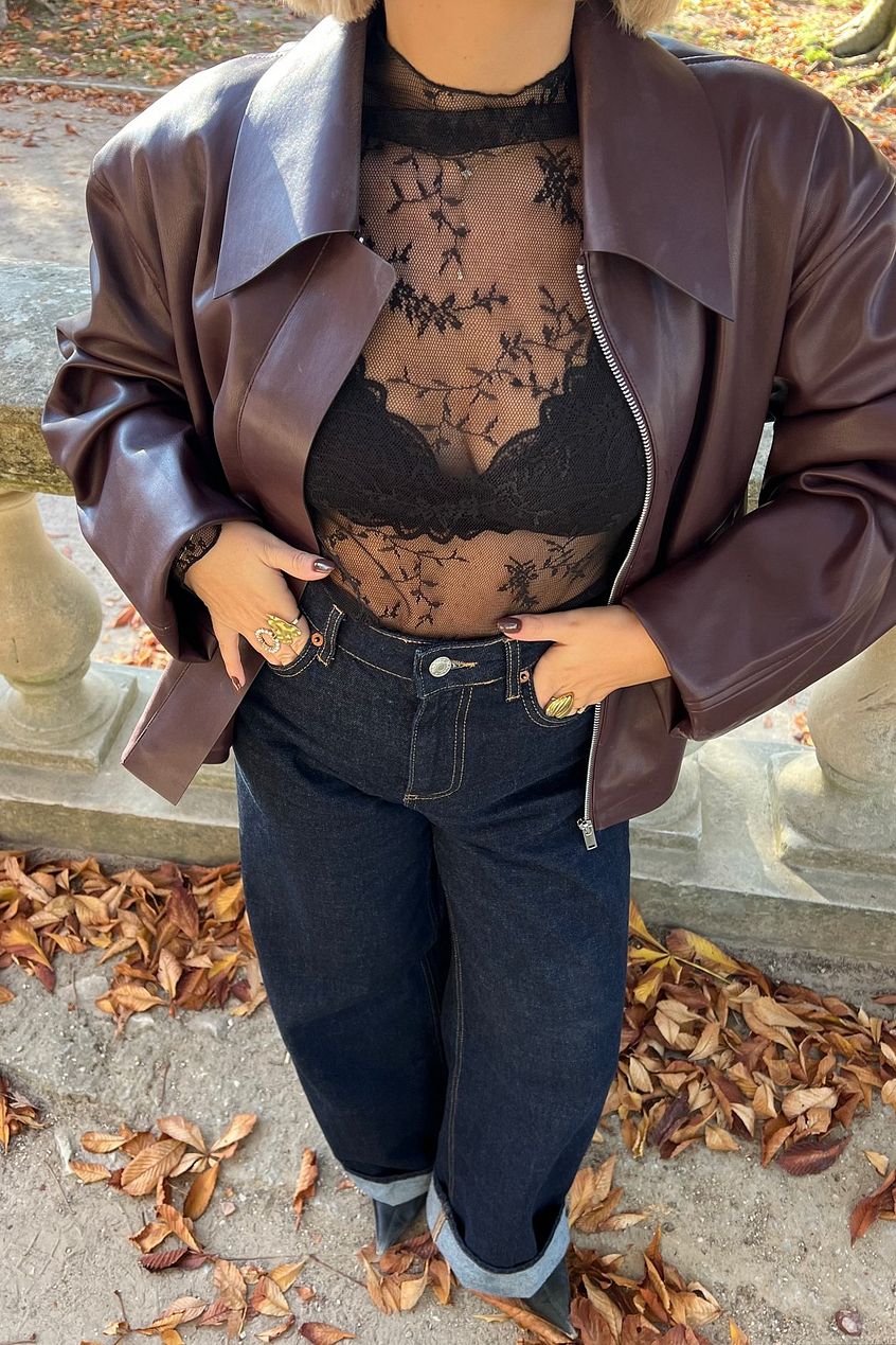 Long Sleeve Lace Top