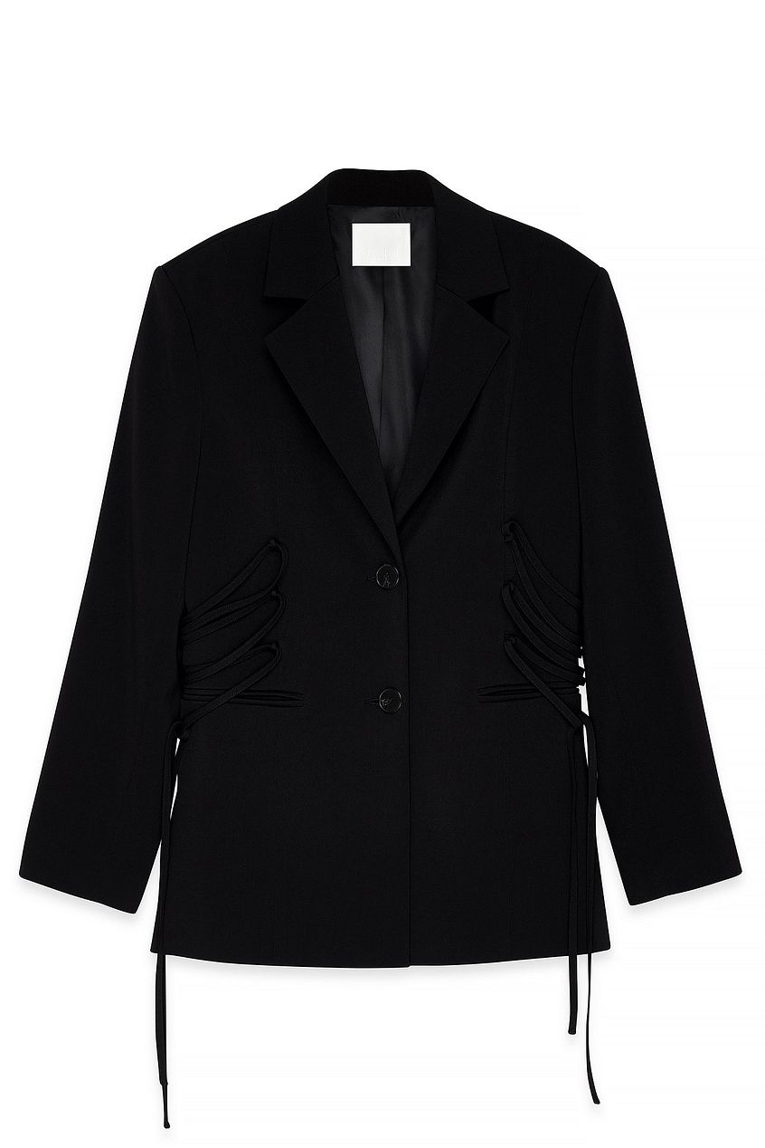 Fitted Lacing Blazer