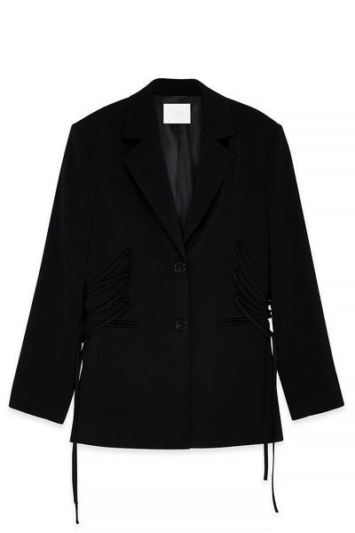 Fitted Lacing Blazer