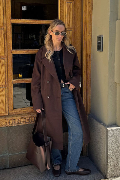 Wool Blend Oversized Coat