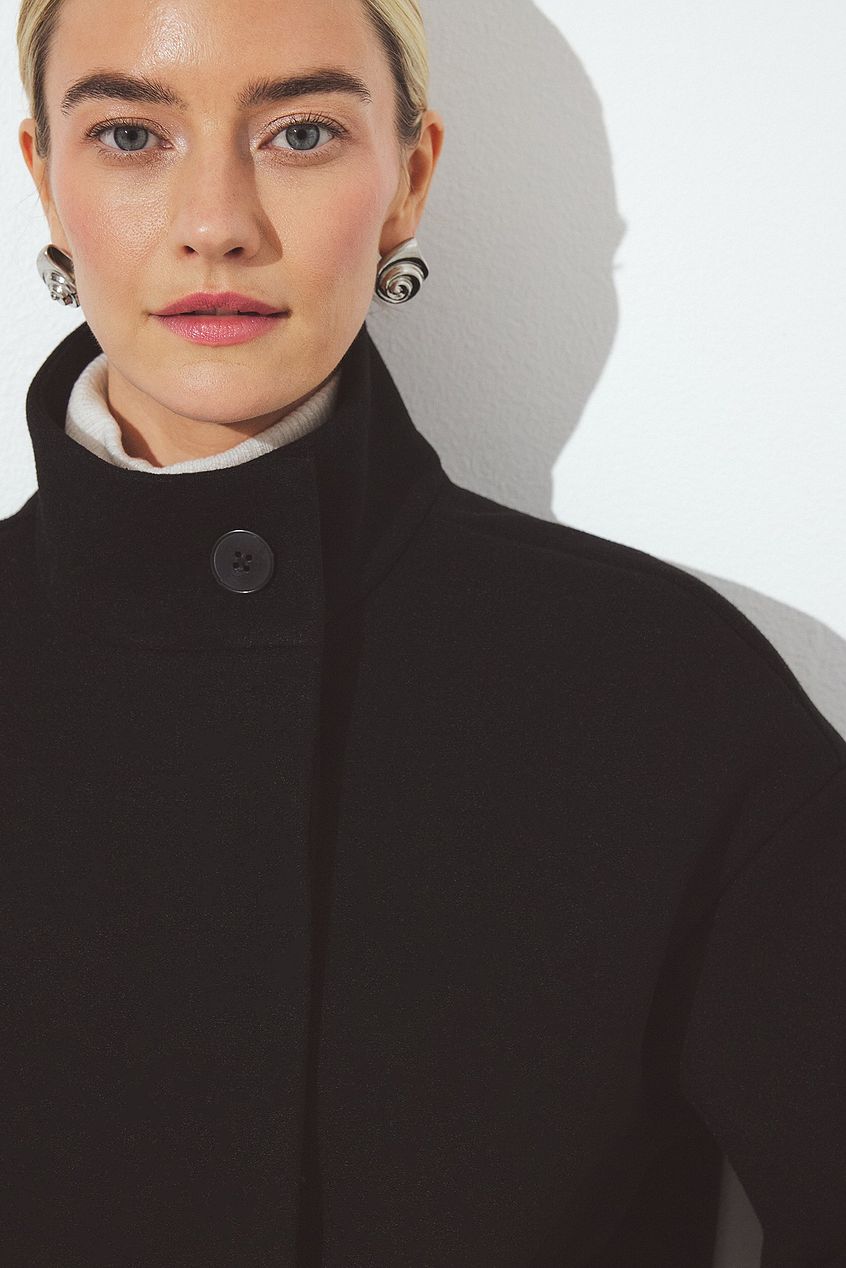 High Neck Short Coat