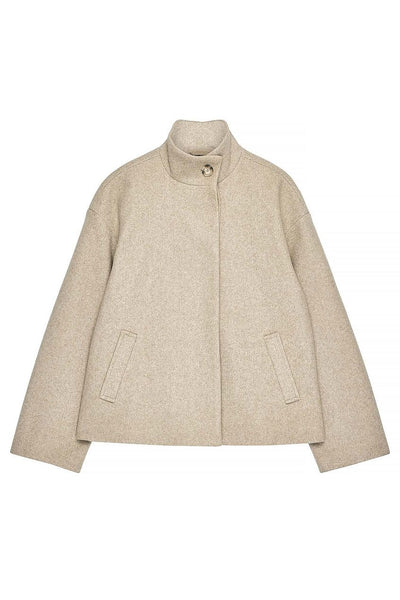 High Neck Short Coat