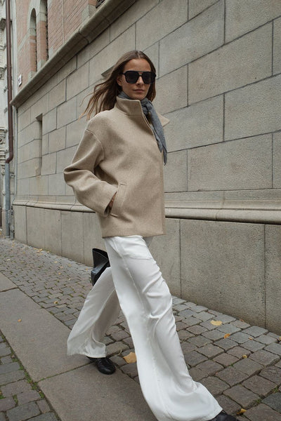 High Neck Short Coat