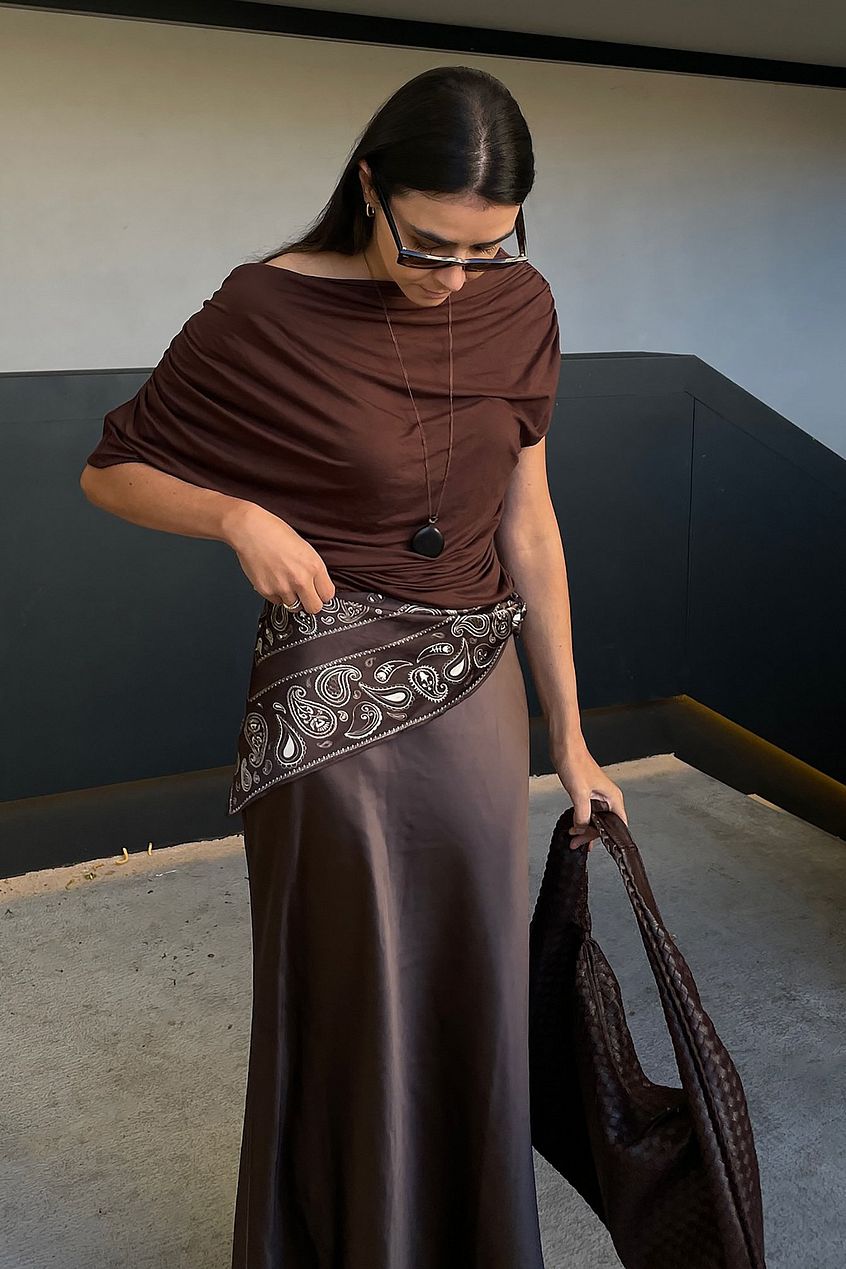 Soft Line Draped Top