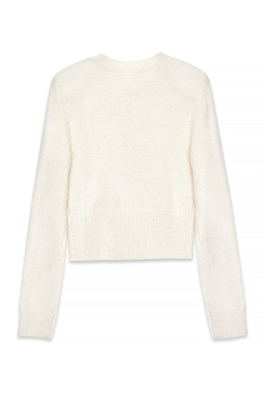 Knitted Wool Blend Cardigan