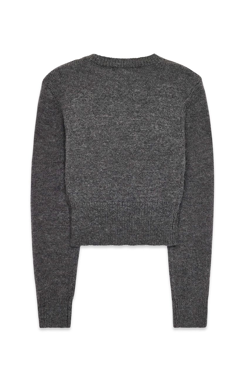 Knitted Wool Blend Cardigan