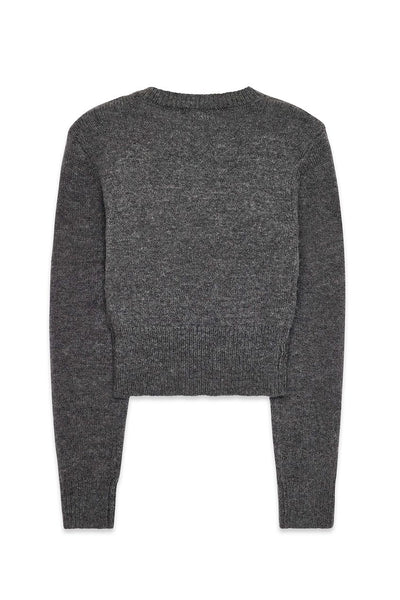 Knitted Wool Blend Cardigan