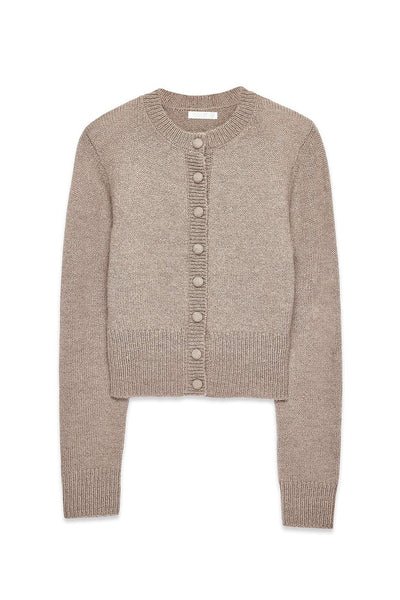 Knitted Wool Blend Cardigan