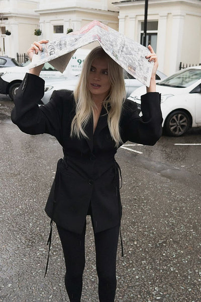 Fitted Lacing Blazer