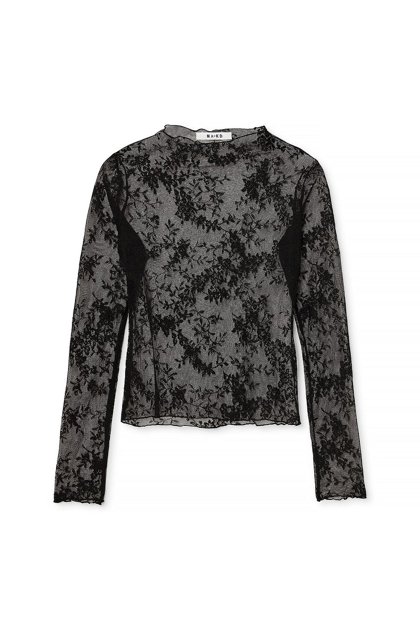 Long Sleeve Lace Top