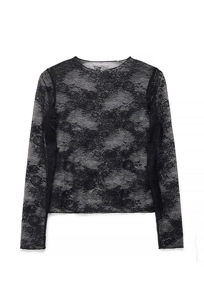 Floral Long Sleeve Lace Top