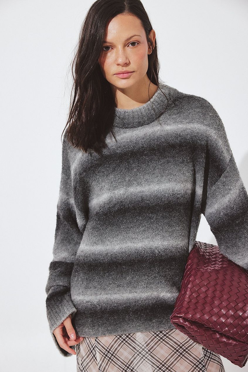 Ombre Knitted Oversized Sweater