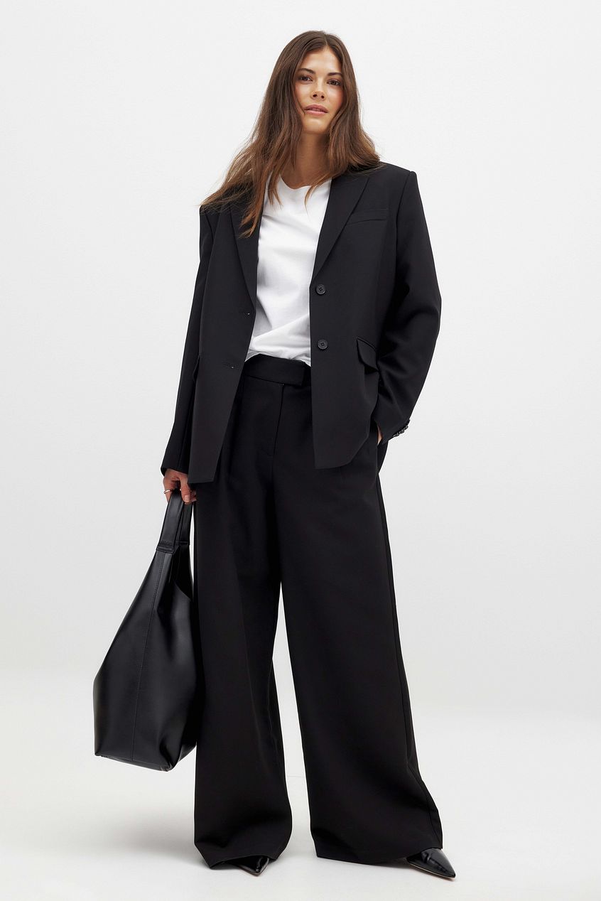 Oversized Open Back Blazer