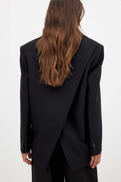 Oversized Open Back Blazer
