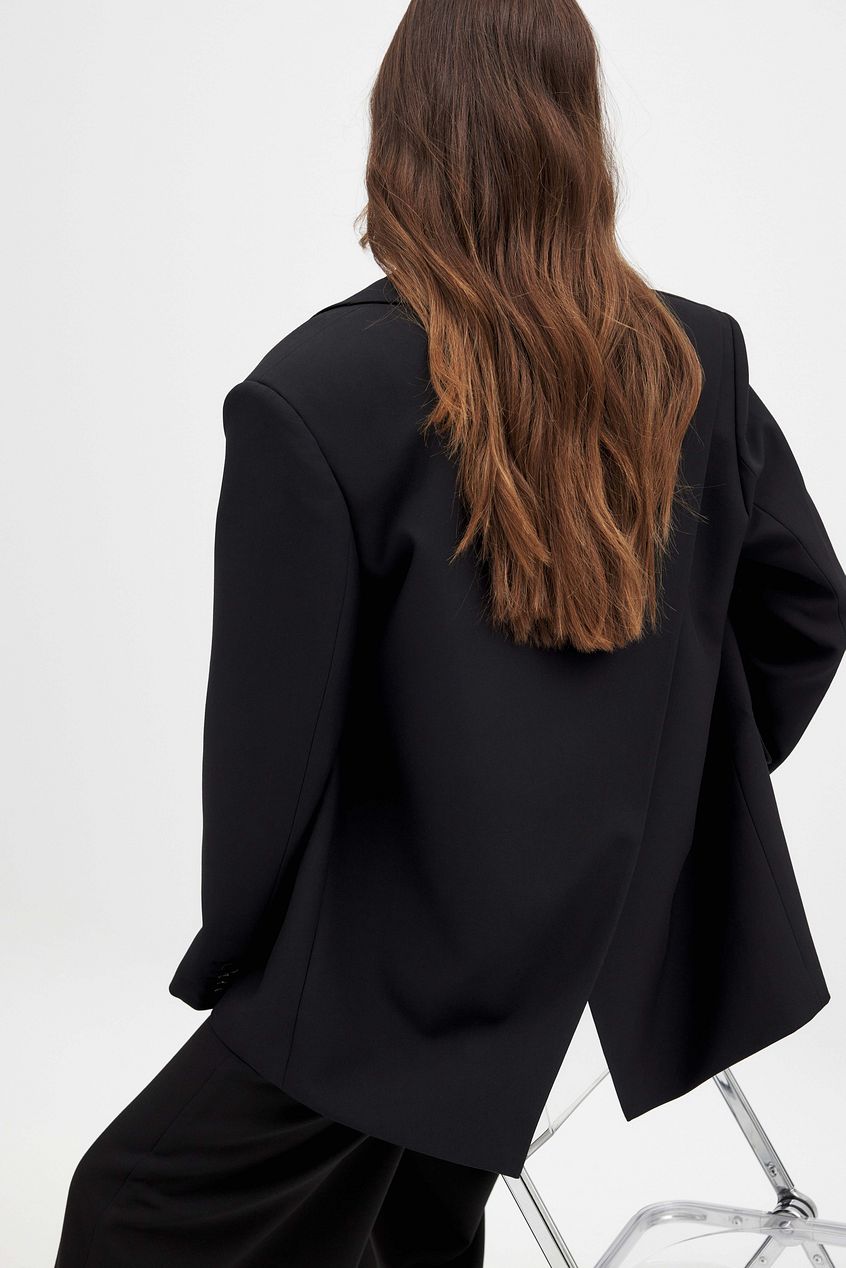 Oversized Open Back Blazer