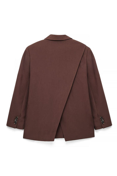 Oversized Open Back Blazer