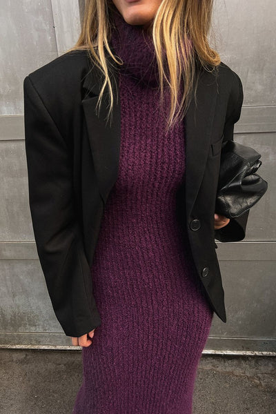 Oversized Twill Blazer