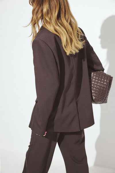 Oversized Twill Blazer