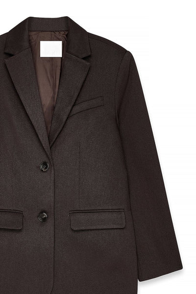 Oversized Twill Blazer