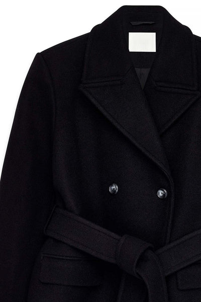 Oversized Wool Blend Short Coat