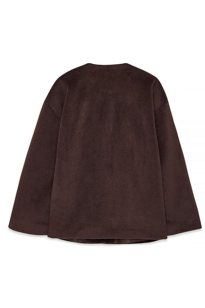 Short Scarf Detailed Coat